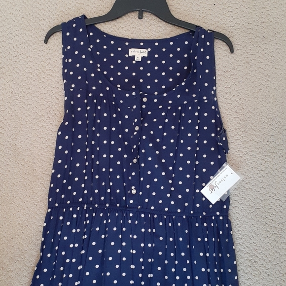 Polka Dot Sleeveless Dress - Picture 4 of 7